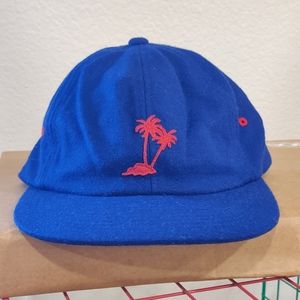 🔥 Vans Wool Buckle Strapback Adjustable 5 Panel Hat Palm Trees